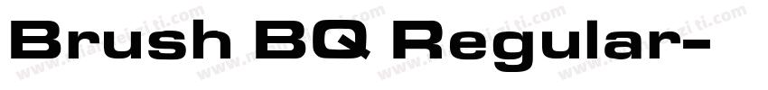 Brush BQ Regular字体转换